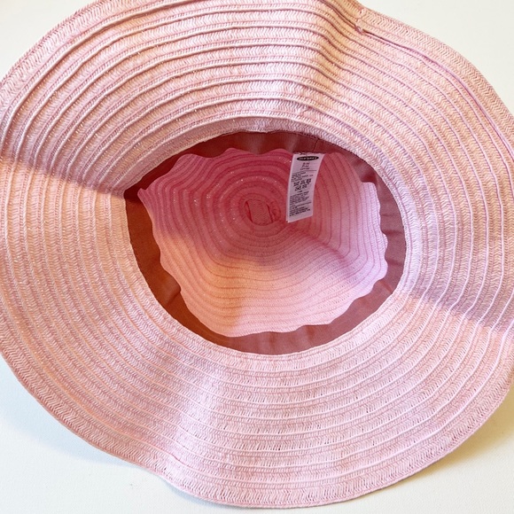 Old Navy wide brim beach hat pink - Picture 4 of 5